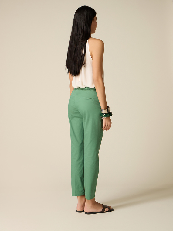 Oltre - Pantaloni Chinos Cotone Donna, Taglia: 50