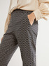 Patterned skinny trousers image number 2