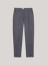 Pantalones pitillo de cuadros New York image number 3