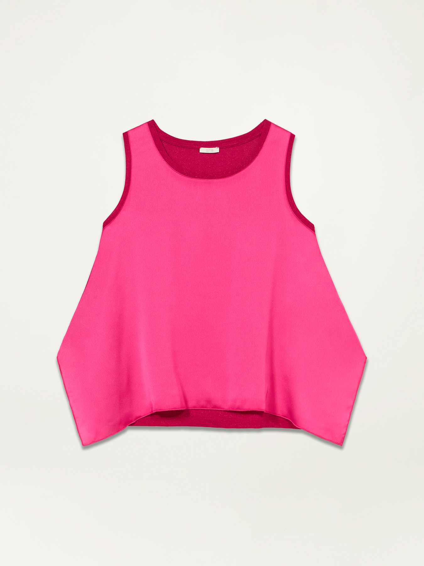 Dual-fabric A-line top image number 4