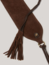 Leather sash with tassels image number 2