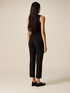 Cropped-Hose aus Cr&ecirc;pe-Stoff image number 1