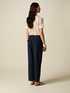 Baggy jeans with sequin embroidery image number 1