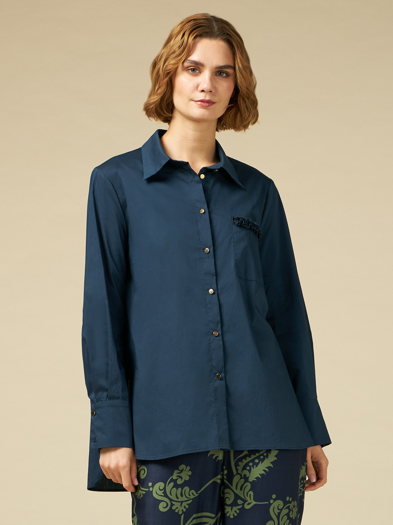 Camicia over con taschino image number 0