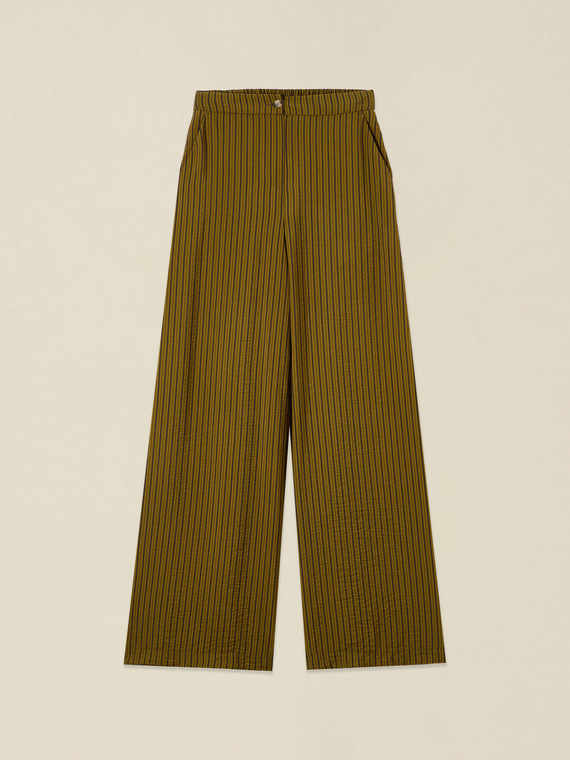 Pantalones palazzo a rayas