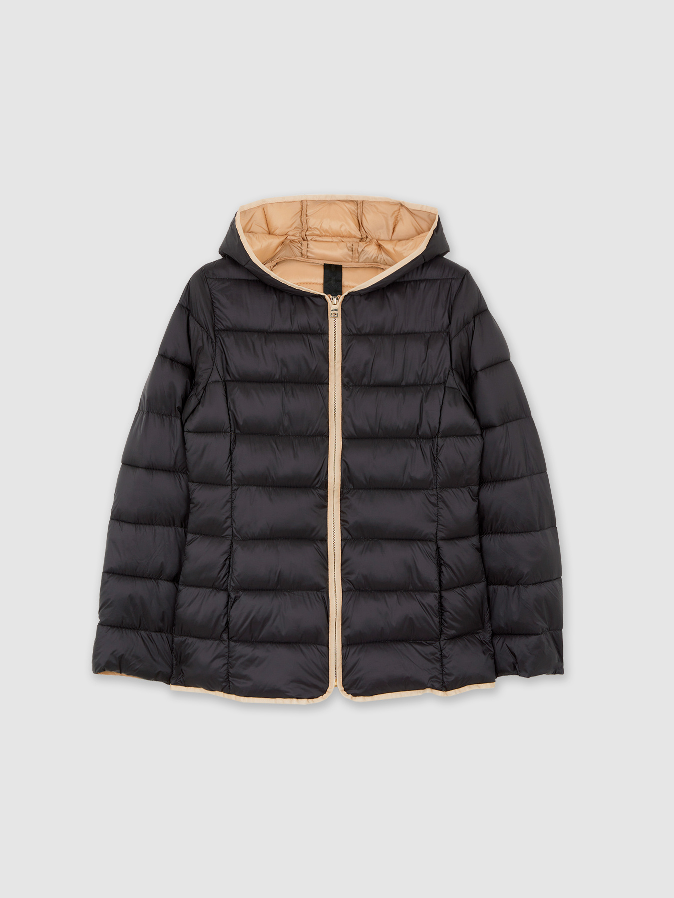 Down jacket with contrasting trims image number 3