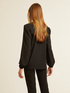 Blusa bimaterica con pizzo image number 1