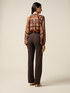 Flare pants in milano stitch image number 1