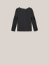 Polka dot blouse with lace inserts image number 3