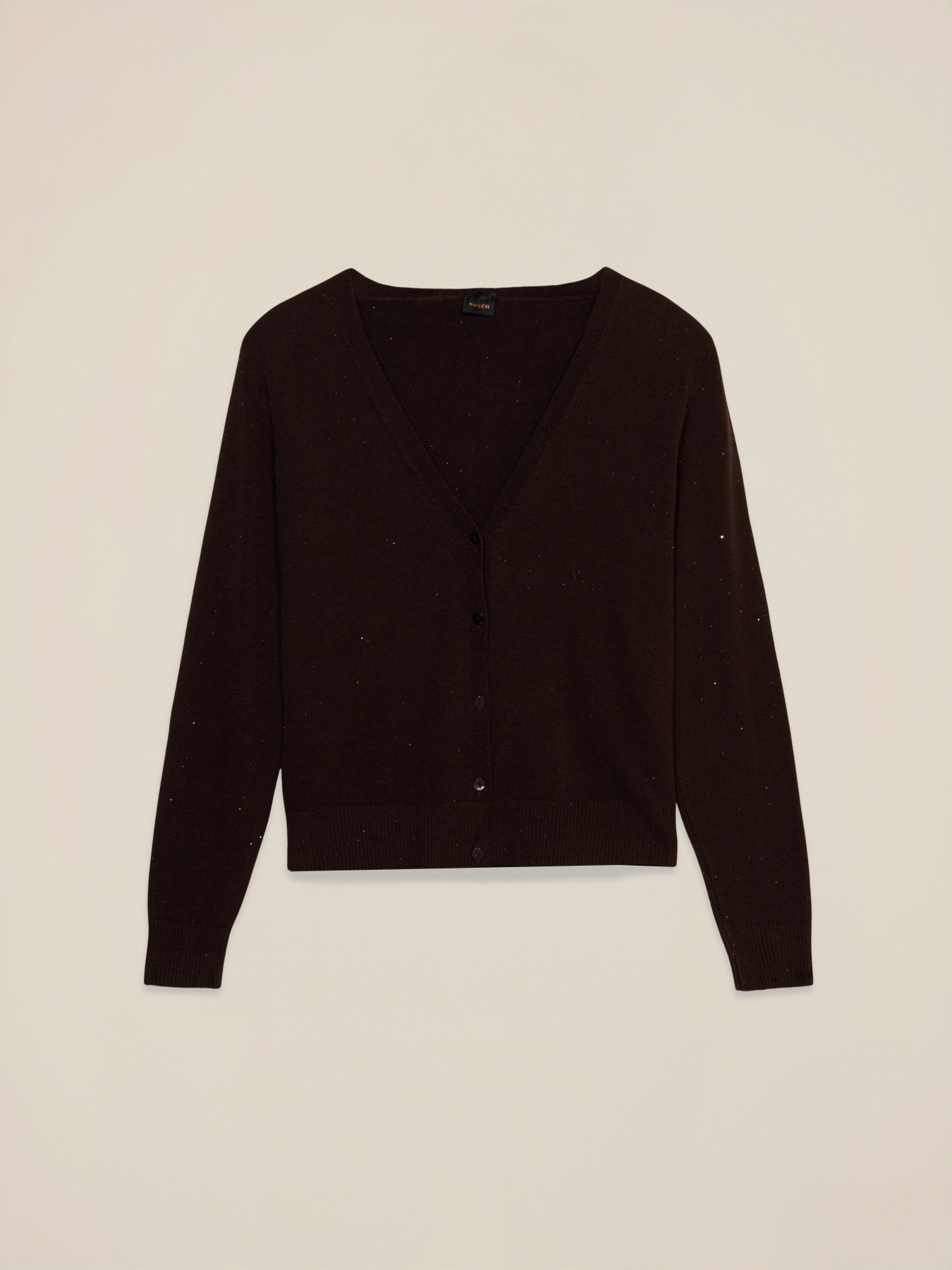 Cardigan mit Mikro-Pailletten image number 4