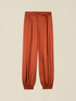 Pantalones de raso con el&aacute;stico en el bajo de las piernas image number 5