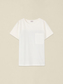 T-shirt with printed pleated back image number 3