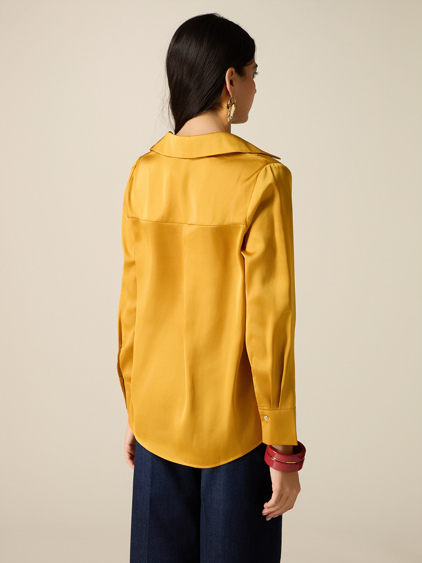 Satin shirt image number 1