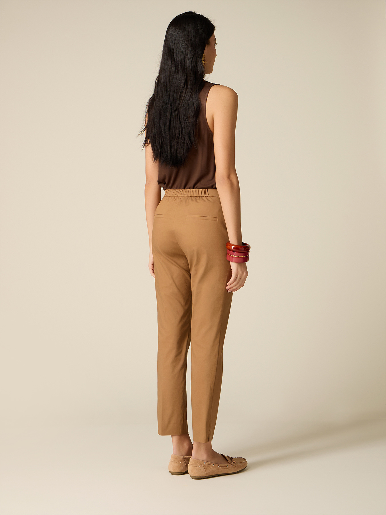 Pantaloni chinos in cotone image number 1