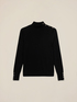 Fitted turtleneck in viscose blend image number 3