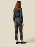 Carrot pants in check flannel image number 1