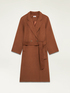 Long coat with belt image number 4
