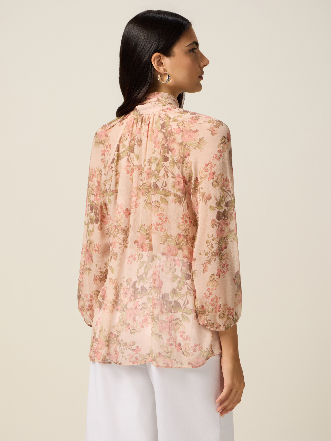 Patterned viscose shirt image number 1