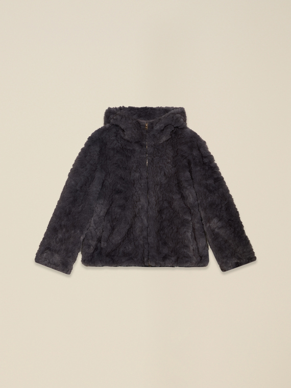 Short faux fur jacket