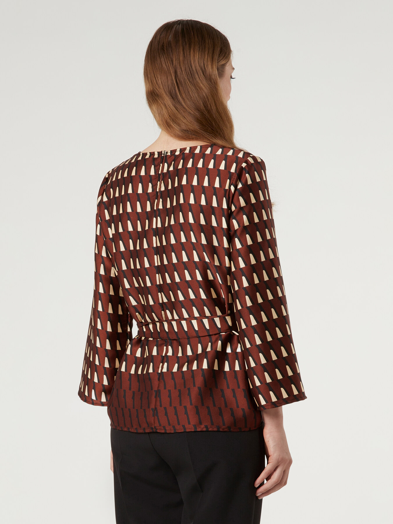 Gemusterte Bluse image number 1