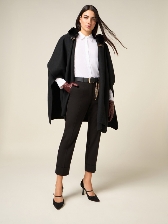 Pantaloni a sigaretta con cintura