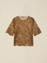 Lace blouse with elbow-length sleeves image number 3