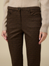 Geometric patterned skinny trousers image number 2