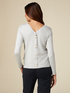 V-neck sweater with buttons on the back image number 1