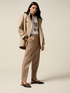 Chinos with waist detail image number 0