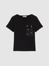 T-shirt avec pierres et perles image number 3