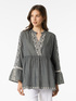 Blouse en chambray avec broderies image number 0