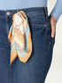Shanghai kick flare jeans with scarf image number 2