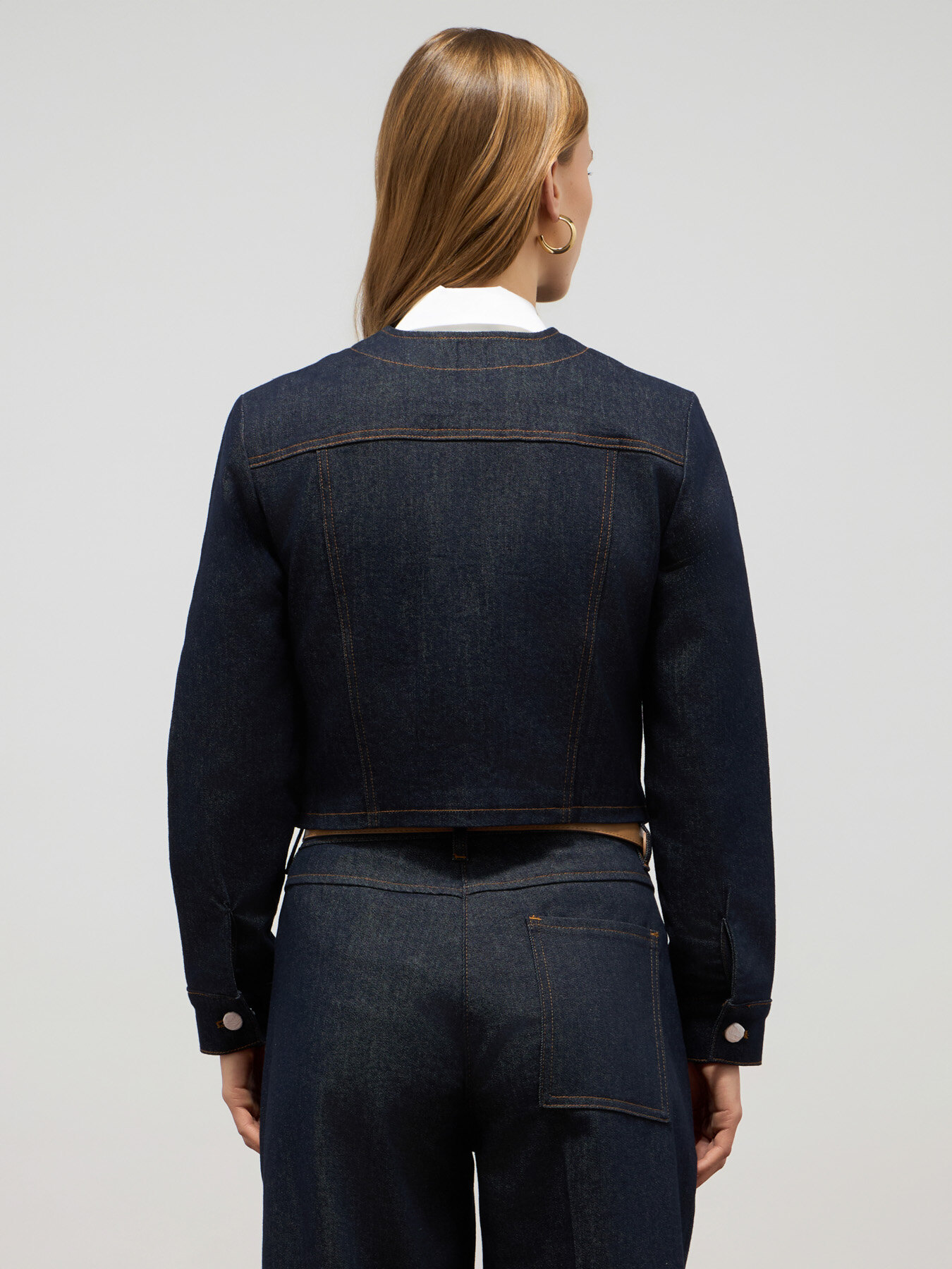 Veste courte en jean image number 1