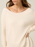 Sweater with boat neckline image number 2