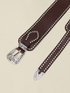 Western belt in genuine leather image number 1