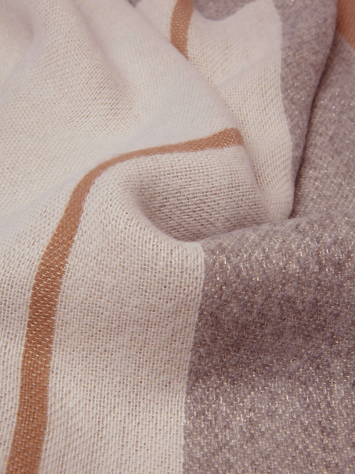 Sciarpa check misto lurex image number 2