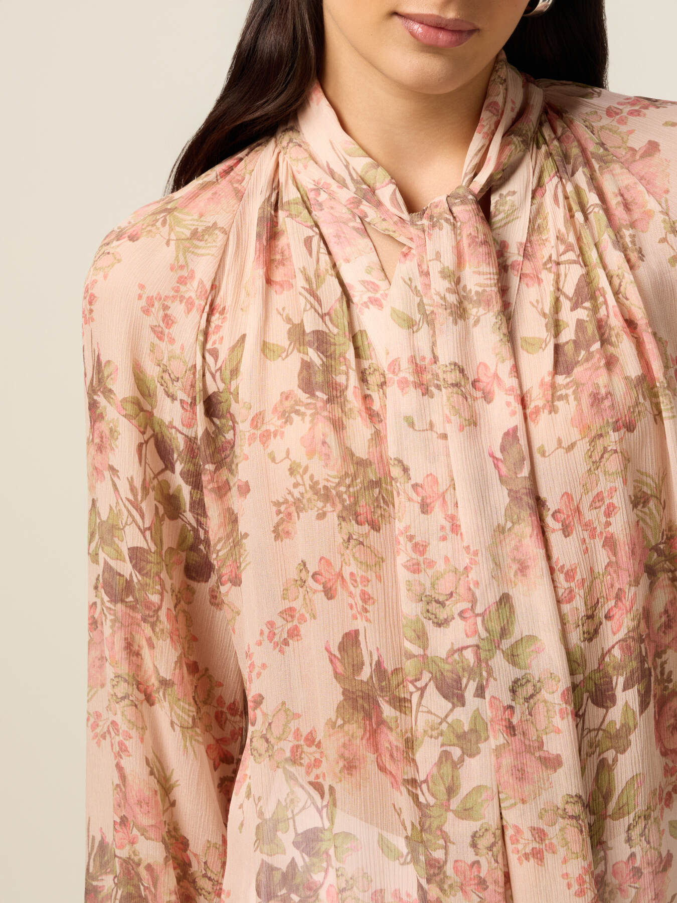 Patterned viscose shirt image number 2