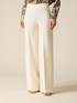 Wide-leg palazzo pants in technical fabric image number 3