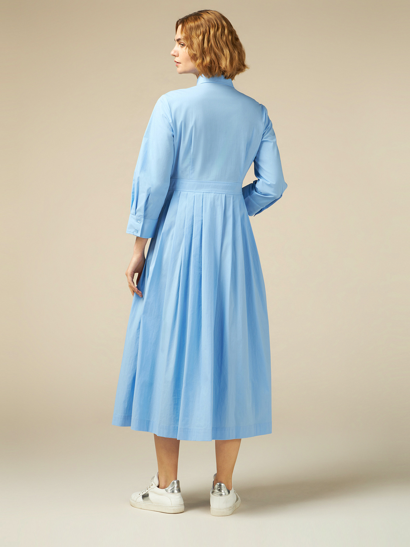 Vestito chemisier in popeline image number 1