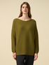 Sweater with boat neckline image number 0