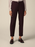 Regular viscose blend trousers image number 3