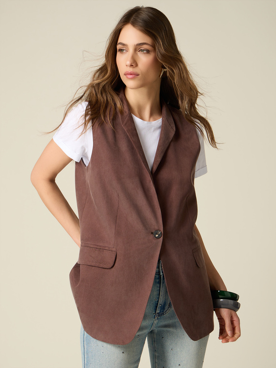 Schneider-Weste aus Lyocell