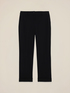 Cropped pants in cr&ecirc;pe fabric image number 4