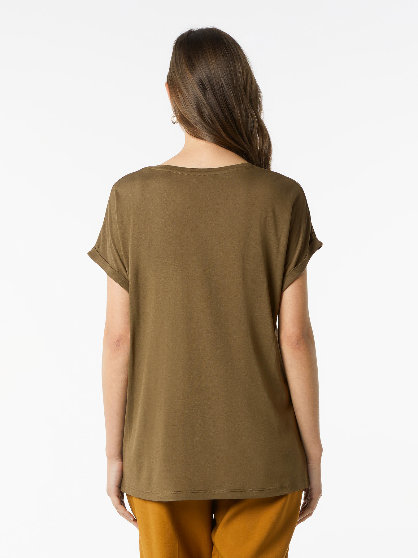 T-shirt lettering con paillettes image number 1