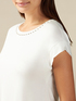 T-shirt with jewel applications image number 3