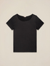 Viscose blend satin T-shirt image number 3