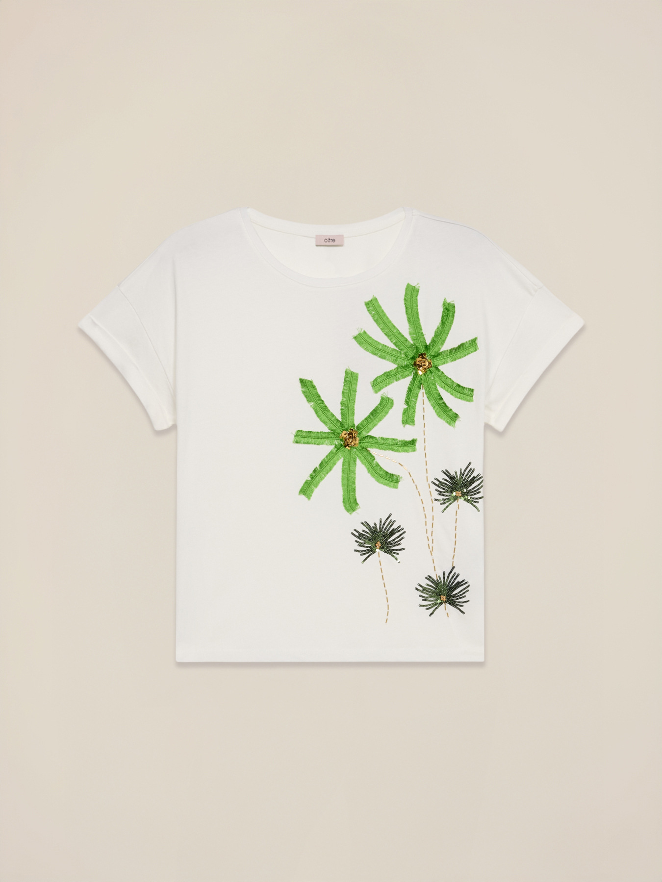 T-Shirt mit Stickerei image number 3