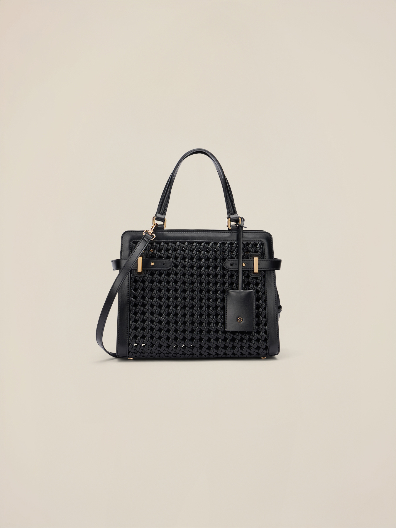 Gro&szlig;e Tasche mit Flechtmuster image number 1