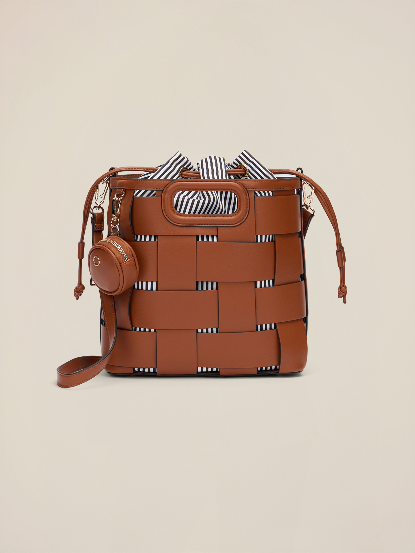 Maxi secchiello con intreccio image number 1