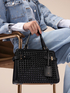 Gro&szlig;e Tasche mit Flechtmuster image number 0